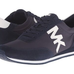 Michael Kors Blue and White Sneakers Sleek Design